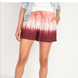 🍄🍁Linen Tie-Dye Old Navy Shorts🍁🍄